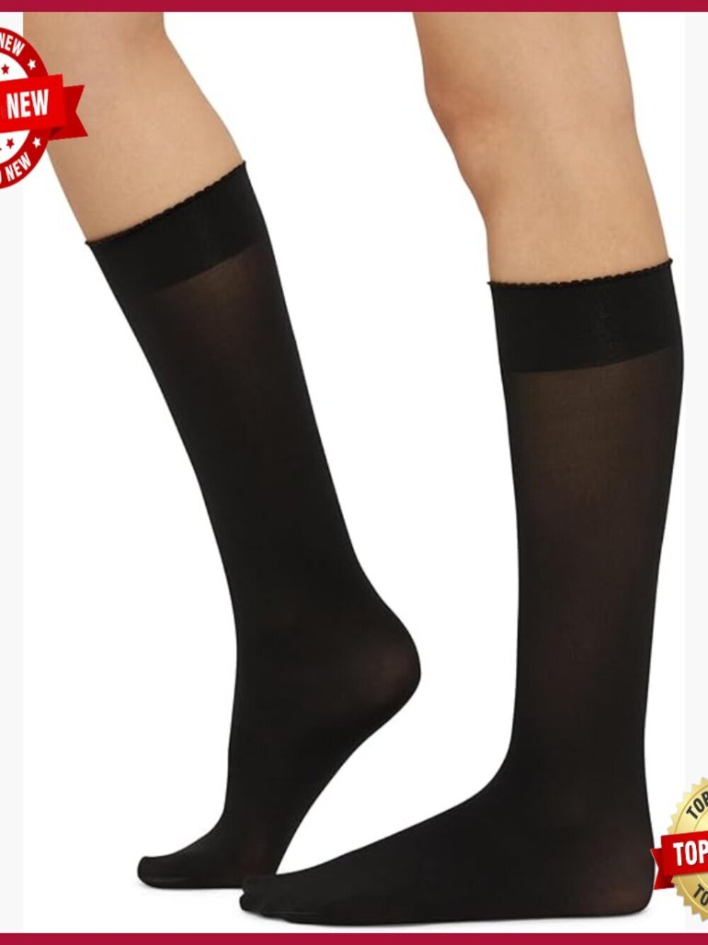 Luxury Knee-High Socks Velvet de Luxe 50 Knee-Highs Compression Support